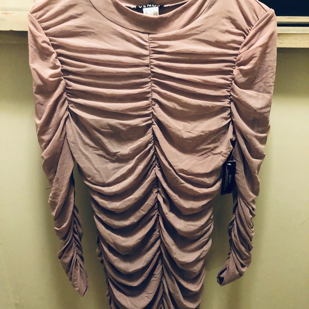Purple Ruffle Dress